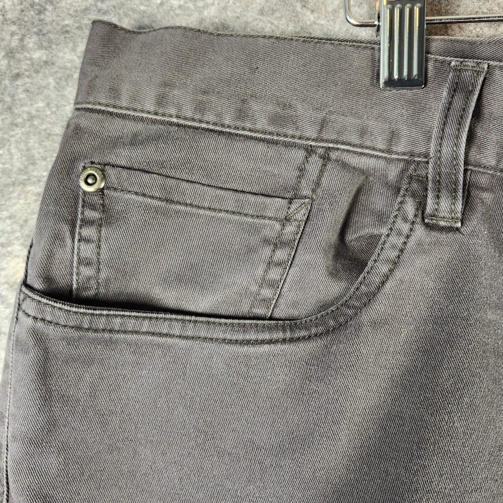 Quiksilver Jeans Revolver Straight Fit Pockets Stretch Men 40x30 Gray Y2K Skater - Picture 11 of 16
